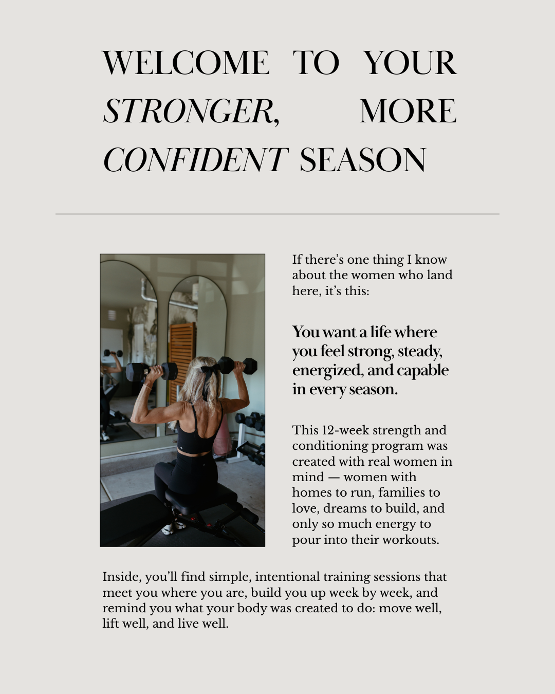 Glow Strong-12 Week Strength Training Program